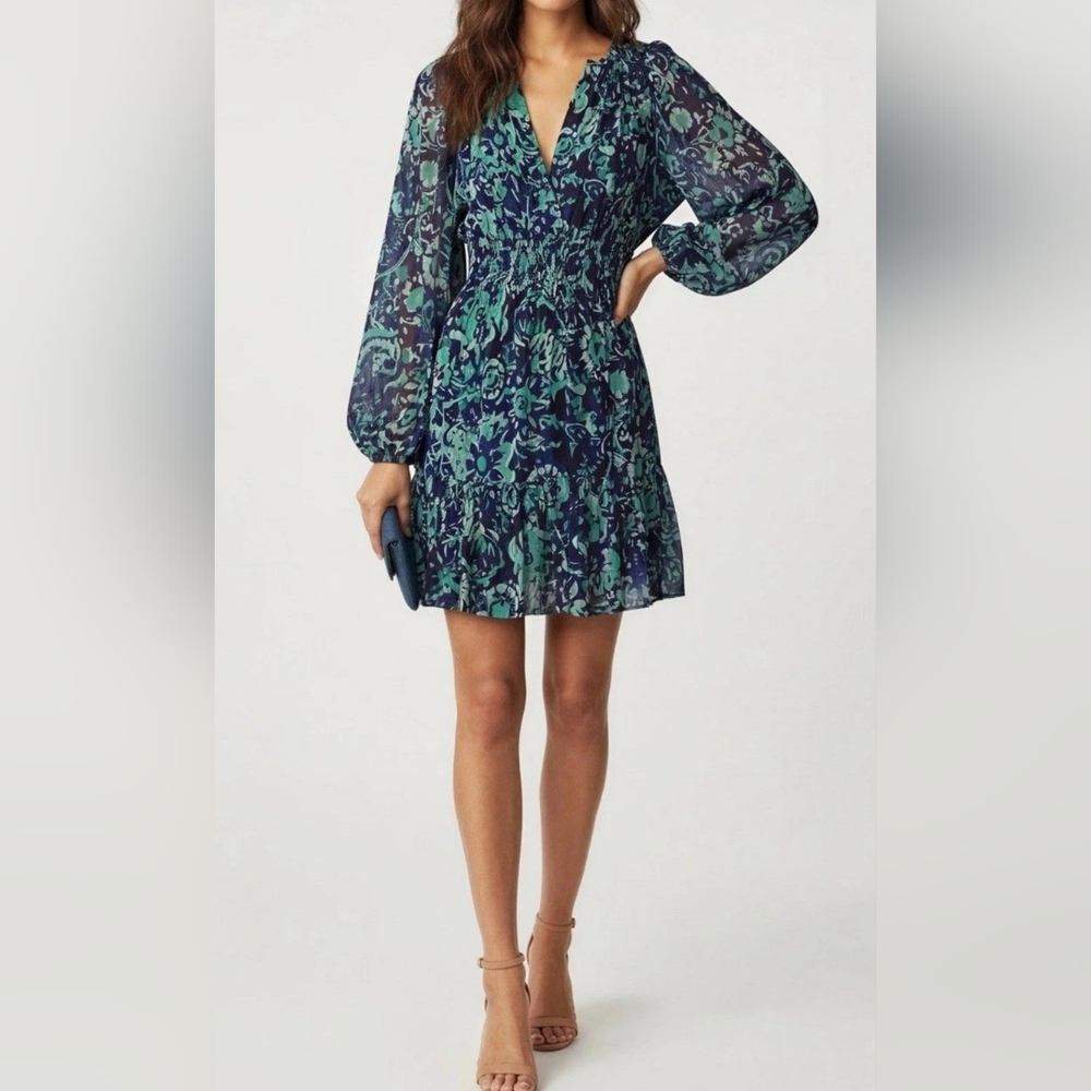 Anthropologie The Somerset Long Sleeve Mini Dress Size XS